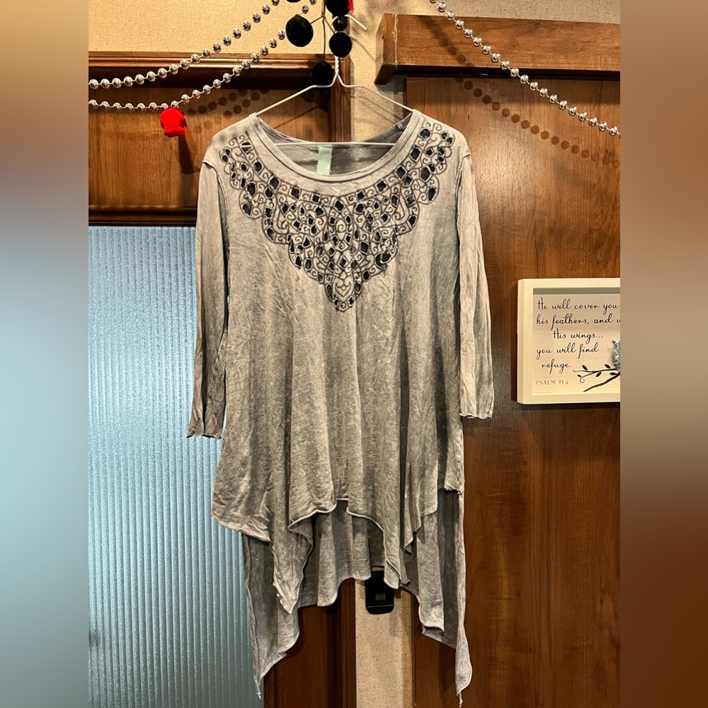 Long Grey Top